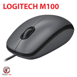 Mouse com fio USB Logitech M100